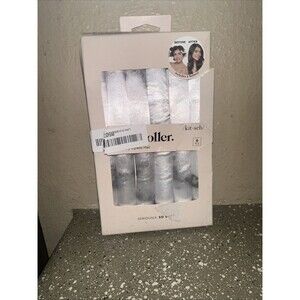 Kitsch Marble Pattern Hair Rollers 6 Pcs Seriously‎ Soft Heatless Hair New